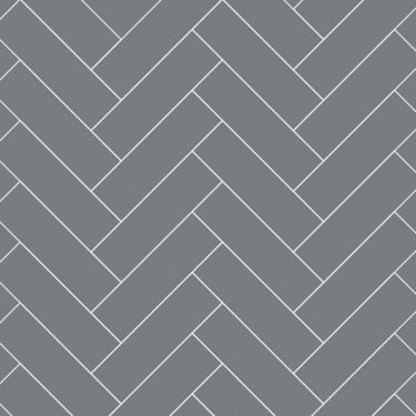 Monument Grey Herringbone Tile Multipanel Wall Panel